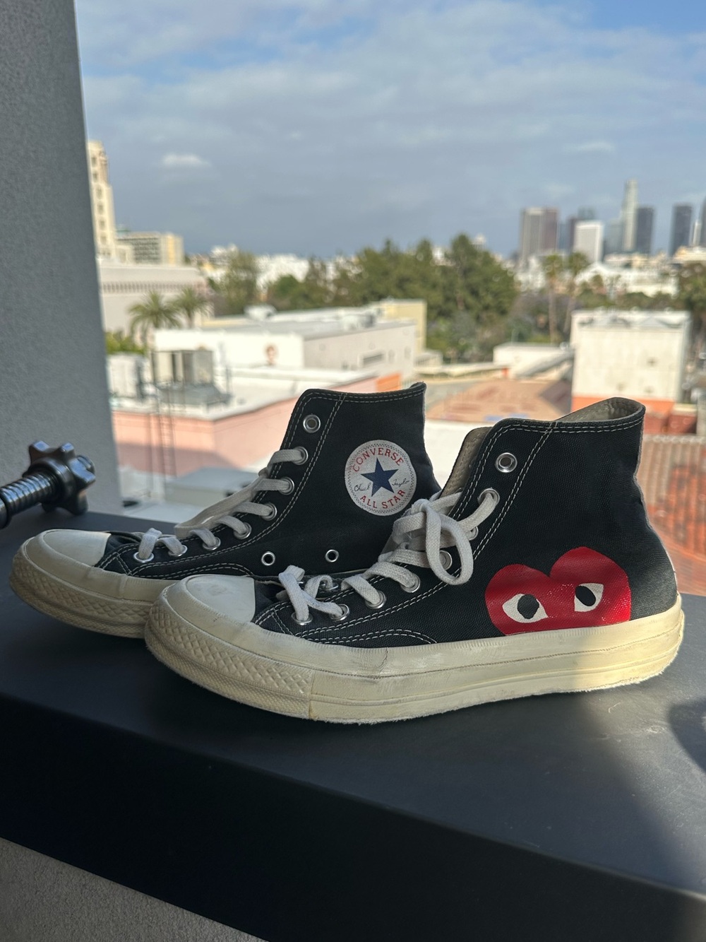 Comme des Garçons PLAY x Converse Chuck 70 Hi Black Men’s 7 / Women’s 9